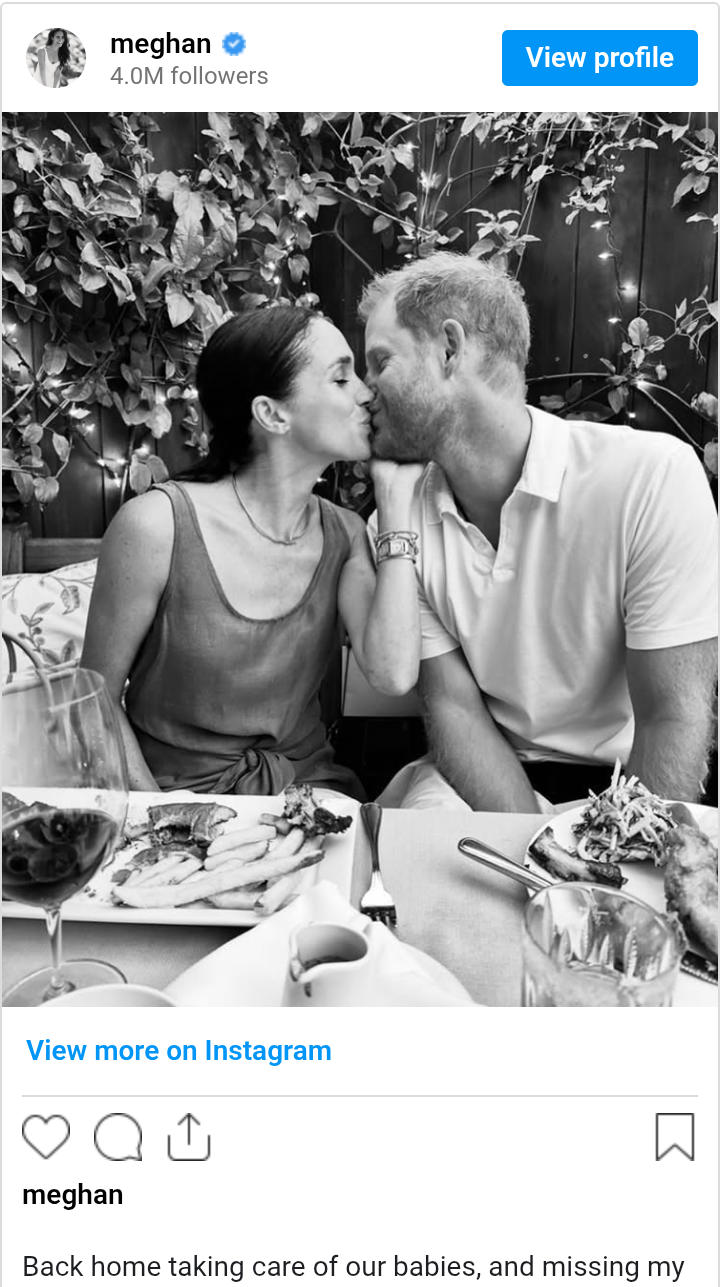 “Who Is She Trying To Convince?”: Royal Fans Upset Over Meghan’s Valentine’s Day Instagram Snap